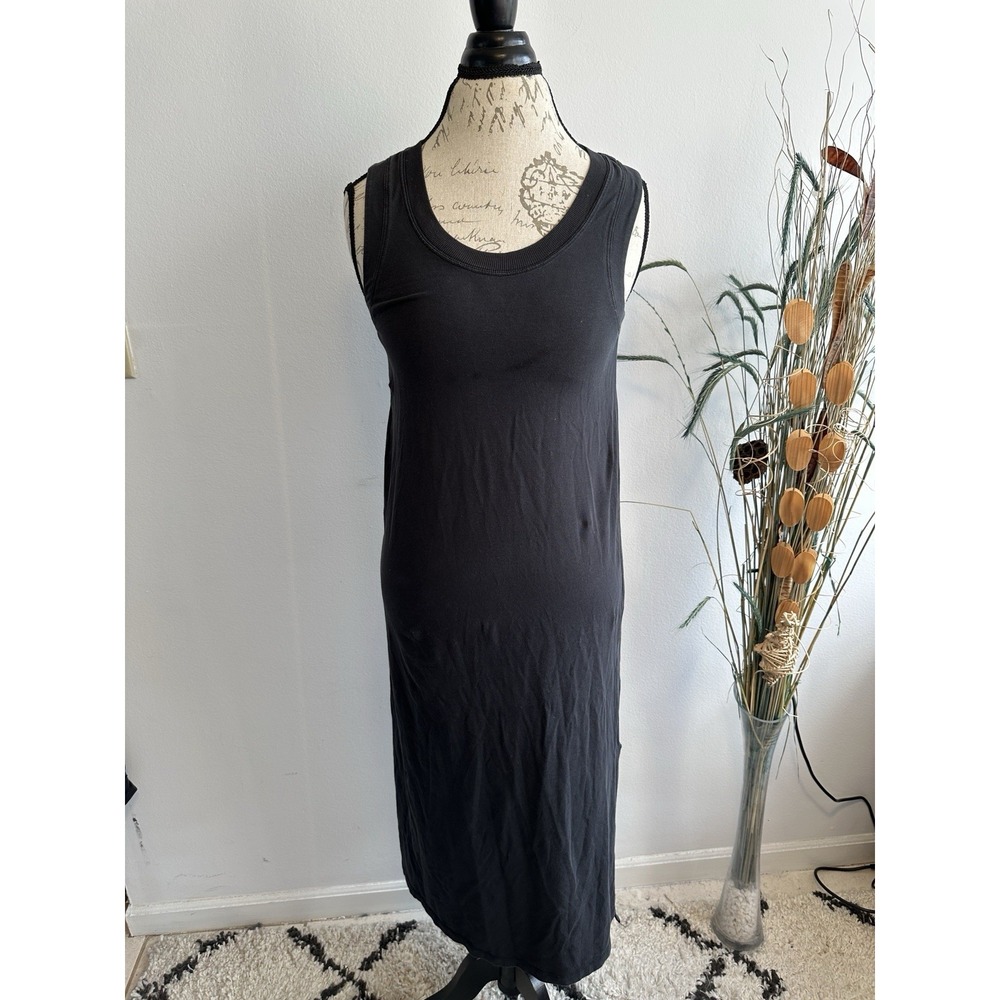 Lululemon All Yours Tank Maxi Dress Black Sz.‎ 4 Flaw
